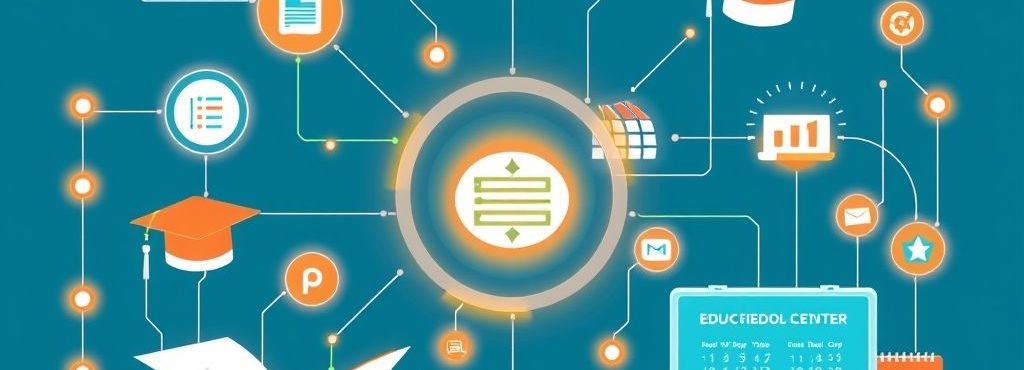 EduGo 教育中心管理系統界面，展示學生學習進度與數據分析功能，提升補習社運營效率