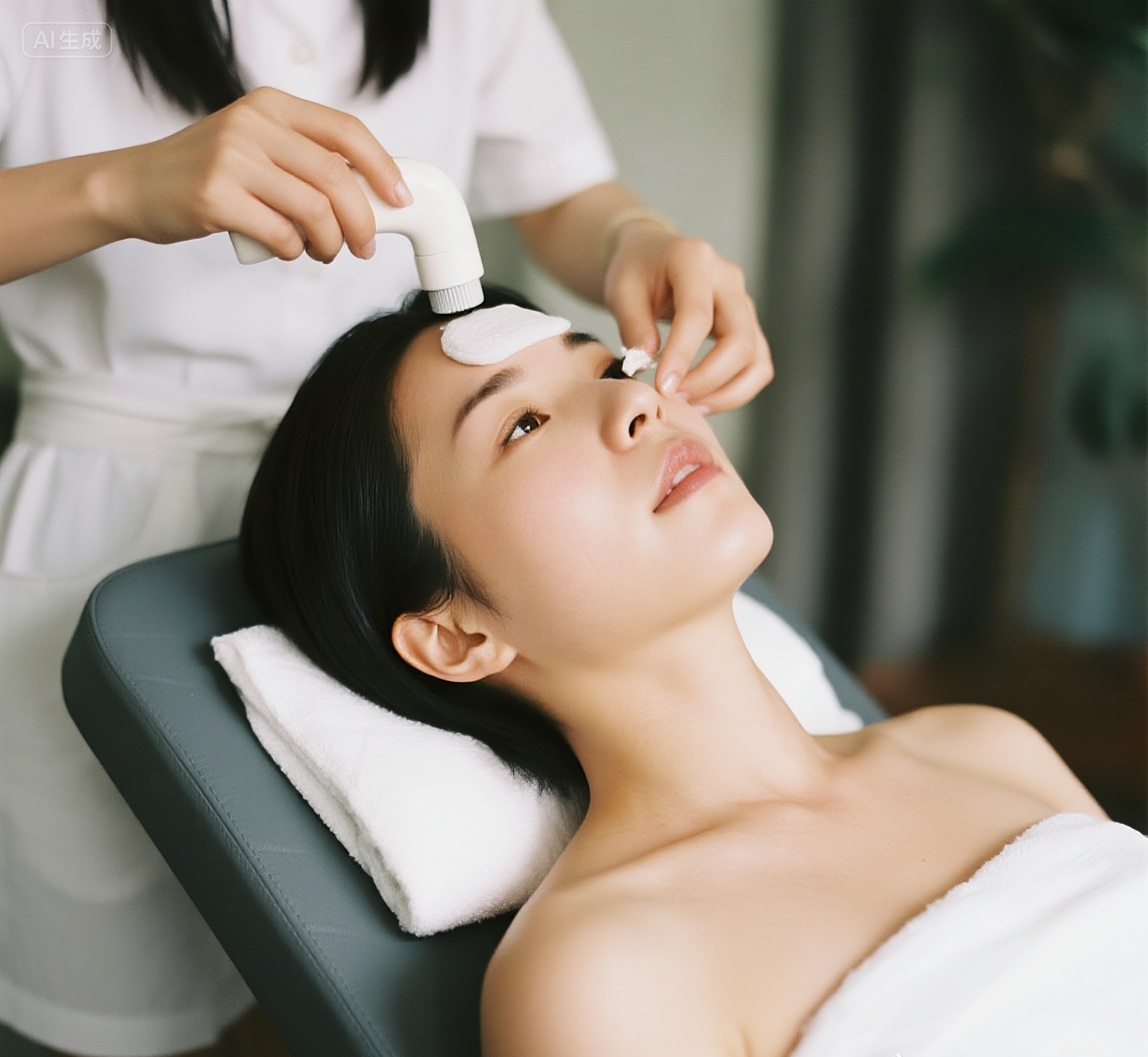香港美容院專業服務環境，展示 BeautyGo 管理系統應用與客戶關懷體驗